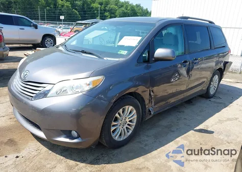 2012 Toyota Sienna Xle V6 8 Passenger from USA, damaged, VIN 5TDYK3DCXCS277727
